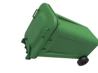 Trash Container 3D model shop