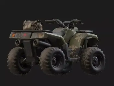 ATV Quad Bike 3D model