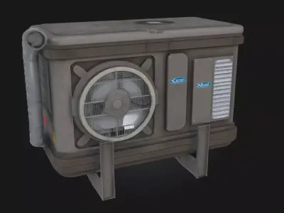 Ventilation Unit Industrial Air System 3D model