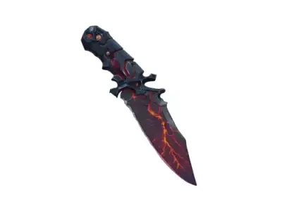 Inferno Blade Game Ready 3D Weapon model 3D model