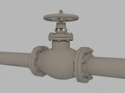 BallValve 3D model