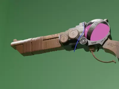 pistol 3D model 5