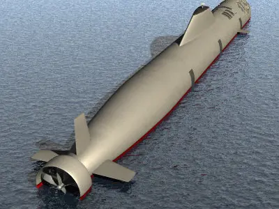 Submarine Mothership 3D model