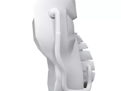 Immortal Mask Low-poly 3D model
