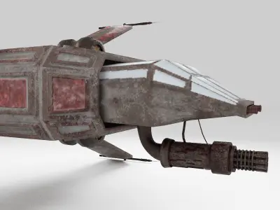 Star Wars X-Wing Starfighter 3D model purchase