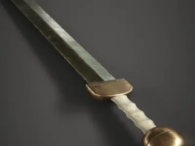 Roman Gladius Low-poly 3D model