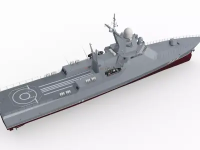  Project 22160 VC 3d model - animated 3D model