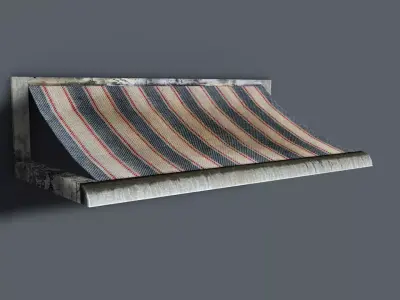 Small awning Free low-poly 3D model
