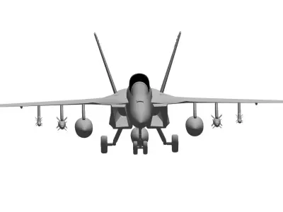 Boeing FA-18 Super Hornet 3D model purchase