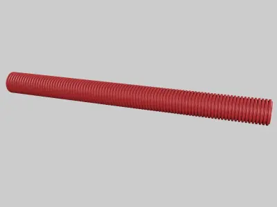 Electric pipes highpoly 3D model