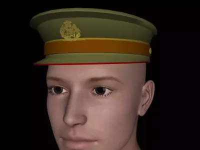 MILITARY CAP 3D model