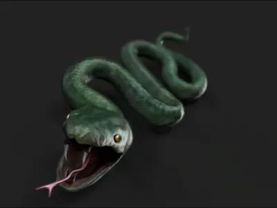 Snake by Swp Free 3D model