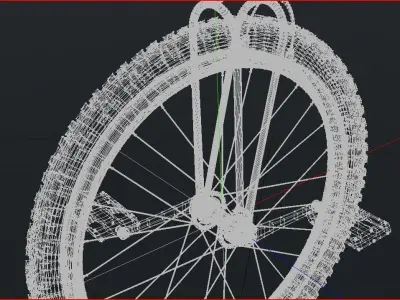 Mountain Unicycle 3D model