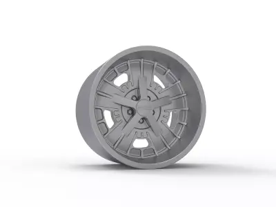 FOOSE GUSSET WHEEL 3D PRINT MODEL  3D print model