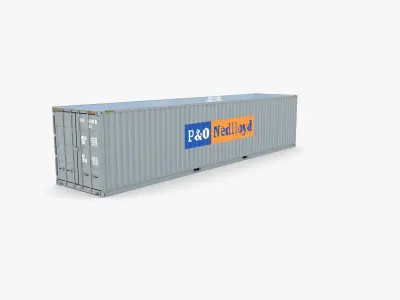 40ft Shipping Container PO Nedlloyd v1 3D model