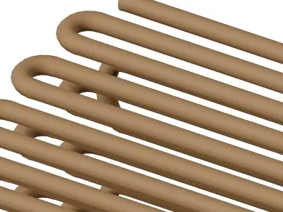 Plastic Condenser Coil Toy 3D model