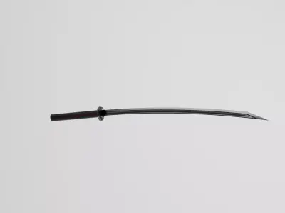 katana Low-poly 3D model buy