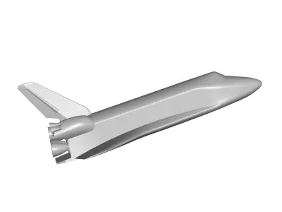 Space Shuttle 3D model 2