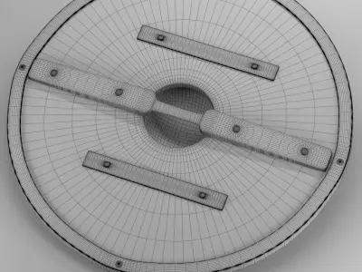 Viking shield Free 3D model purchase