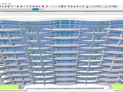 Sketchup Office building 148 3D model