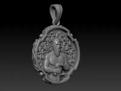 Pendant Viking 3D print model