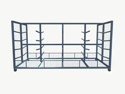 Long load trolley 3D model