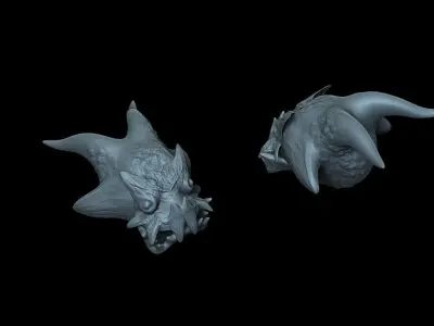 monster sea worm alien vol3 3D model