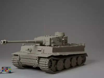 Tiger Tank Free 3D model