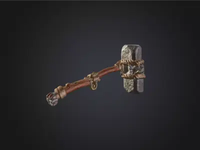 Stone Hammer 3D model purchase