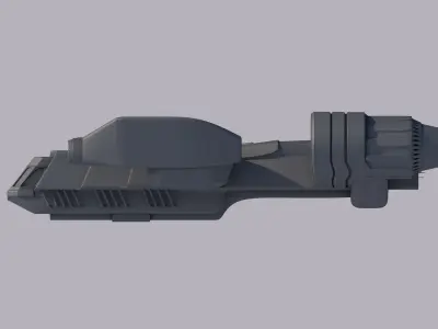 spaceship fighter jet 3D model purchase