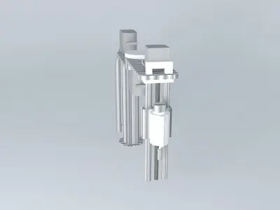 SCARA Robot con animacion Free 3D model