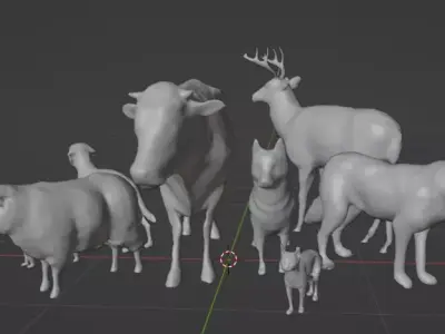 Animal Pack 3D model