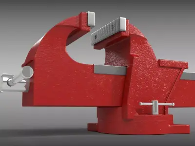 A Red Vice 3D model