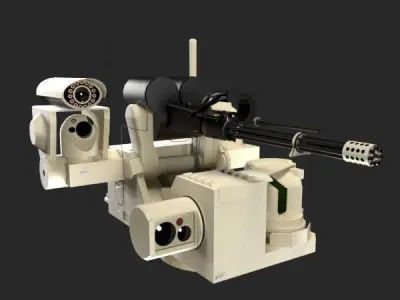 USMC MARINE AUTO TURRET 3D model