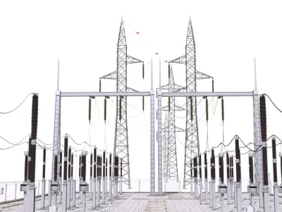 Substation 2 3D model