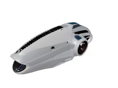 Futuristic SciFi Jet Engine 3D model