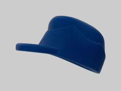 lego matchable hat Low-poly 3D model