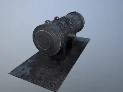 Cannon Free 3D model