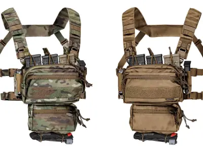 SPIRITUS SYSTEMS MICRO FIGHT CHEST RIG Low-poly 3D model