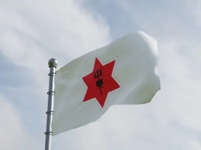 Animated Nepal Flags 3D model