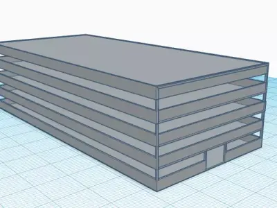 Parking Garage Free low-poly 3D model