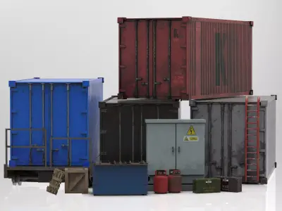 Warehouse Pack Low Poly 
