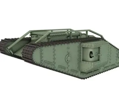 Tank MK 4 3D model