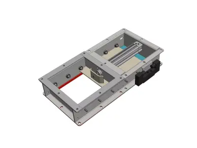 Pneumatic Discharge Cover 3D model