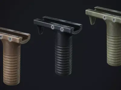 KWA Front Grip  Low-poly 3D model