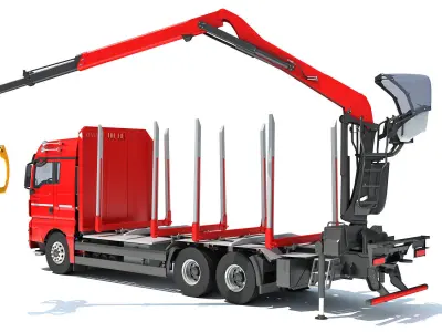 Forestry Truck 3D model