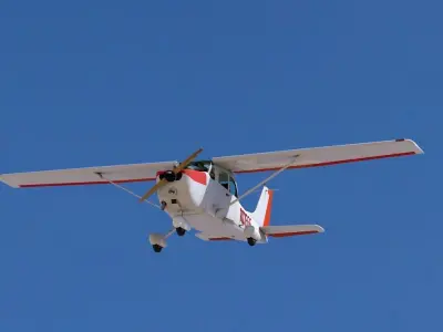 aviao cessna 172 3D model