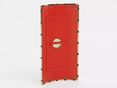 Scutum Shield - Roman Armor Equipment 3D model