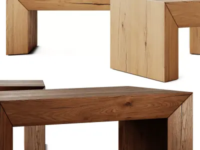 Sklum Juvira Coffee Table 3D model