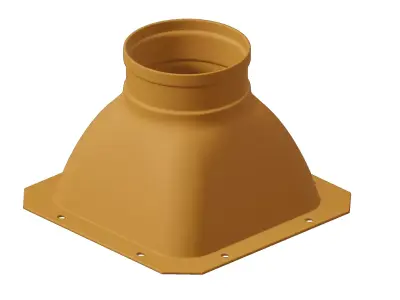 Plastic Industrial Air Duct Toy 3D model